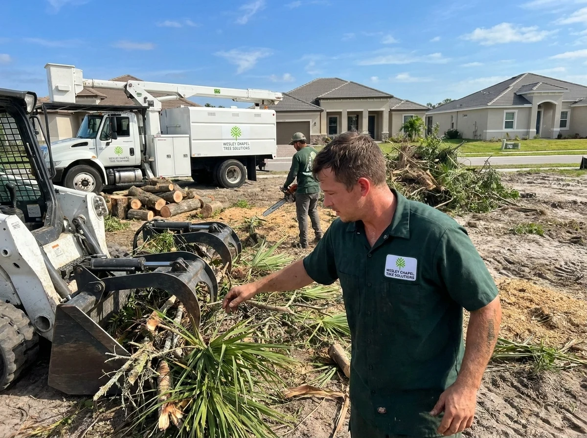 New-construction lot cleared to bare ground in Watergrass